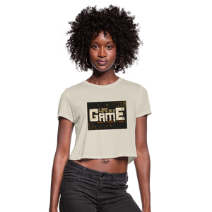 Life Is A Game Women's Cropped T-Shirt - dust