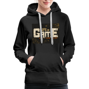 Life Is A Game Women’s Premium Hoodie - black