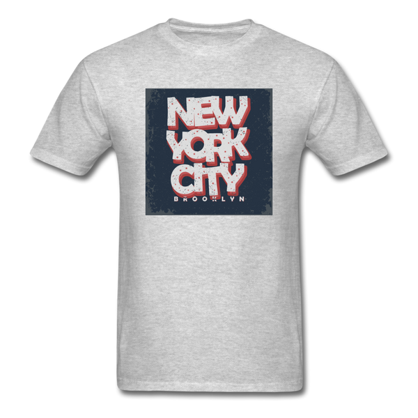 New York City Brooklyn Men's T-Shirt - heather gray