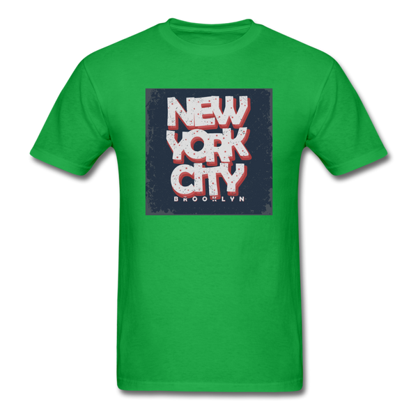New York City Brooklyn Men's T-Shirt - bright green