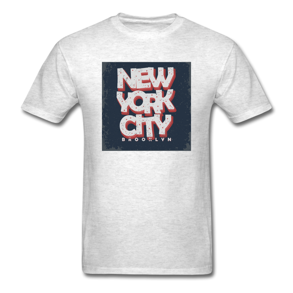 New York City Brooklyn Men's T-Shirt - light heather gray