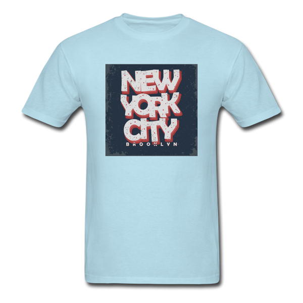New York City Brooklyn Men's T-Shirt - powder blue