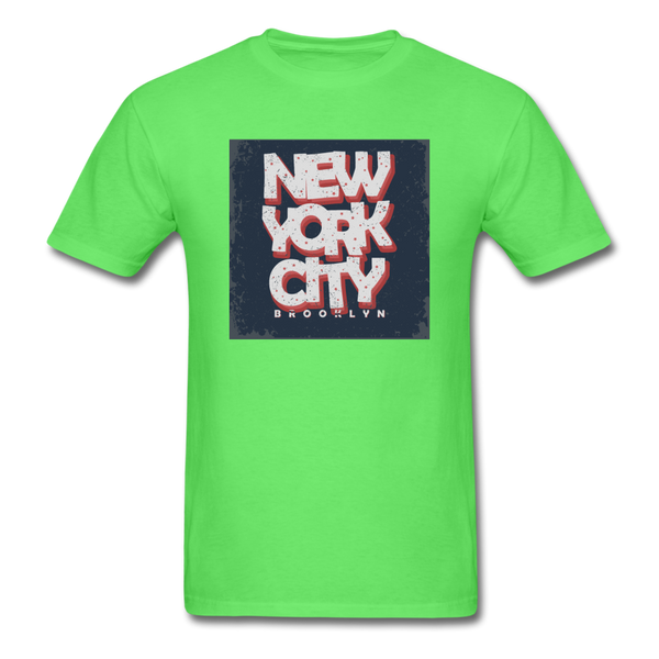 New York City Brooklyn Men's T-Shirt - kiwi