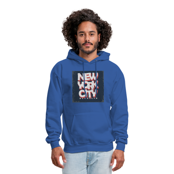New York City Brooklyn Men's Hoodie - royal blue