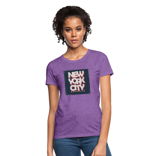 New York City Brooklyn Women's T-Shirt - purple heather