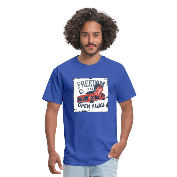 Freedom Is An Open Road Men's T-Shirt - royal blue