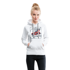 Freedom Is An Open Road Women’s Premium Hoodie - white