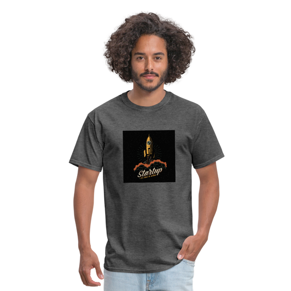 Start Up Men's T-Shirt - heather black