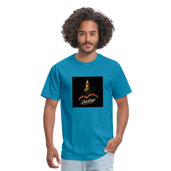 Start Up Men's T-Shirt - turquoise