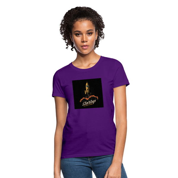 Start Up Women's T-Shirt - purple