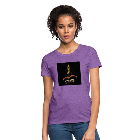 Start Up Women's T-Shirt - purple heather