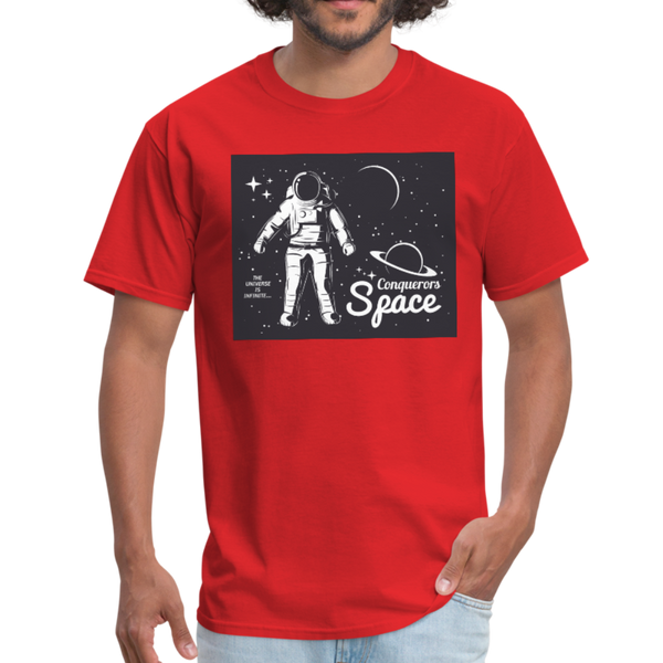 Conqueror's Space Men's T-Shirt - red