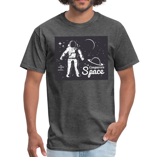 Conqueror's Space Men's T-Shirt - heather black