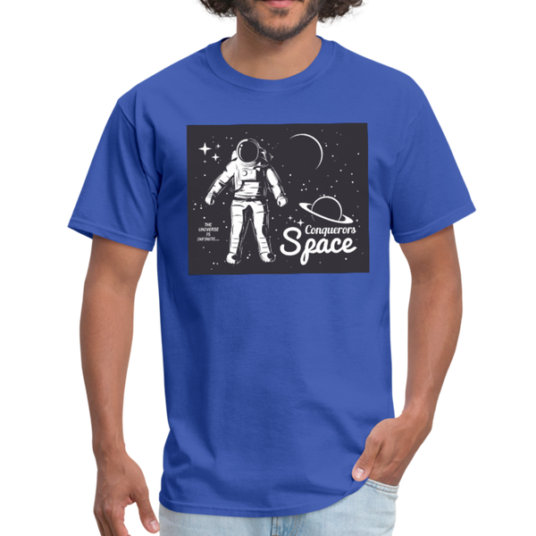 Conqueror's Space Men's T-Shirt - royal blue