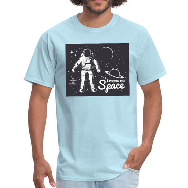 Conqueror's Space Men's T-Shirt - powder blue