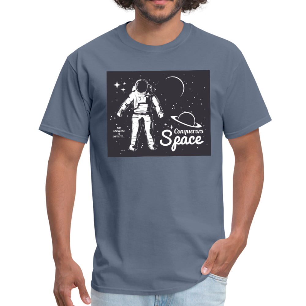 Conqueror's Space Men's T-Shirt - denim