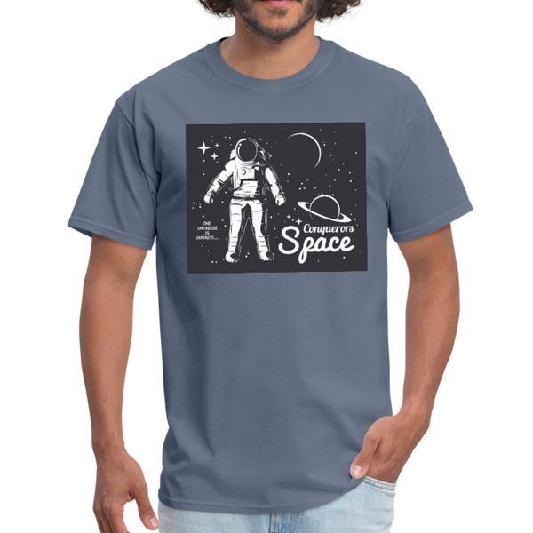 Conqueror's Space Men's T-Shirt - denim