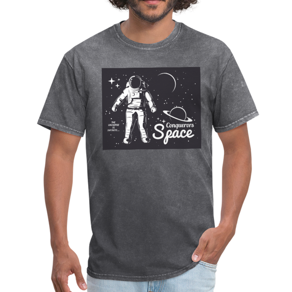 Conqueror's Space Men's T-Shirt - mineral charcoal gray