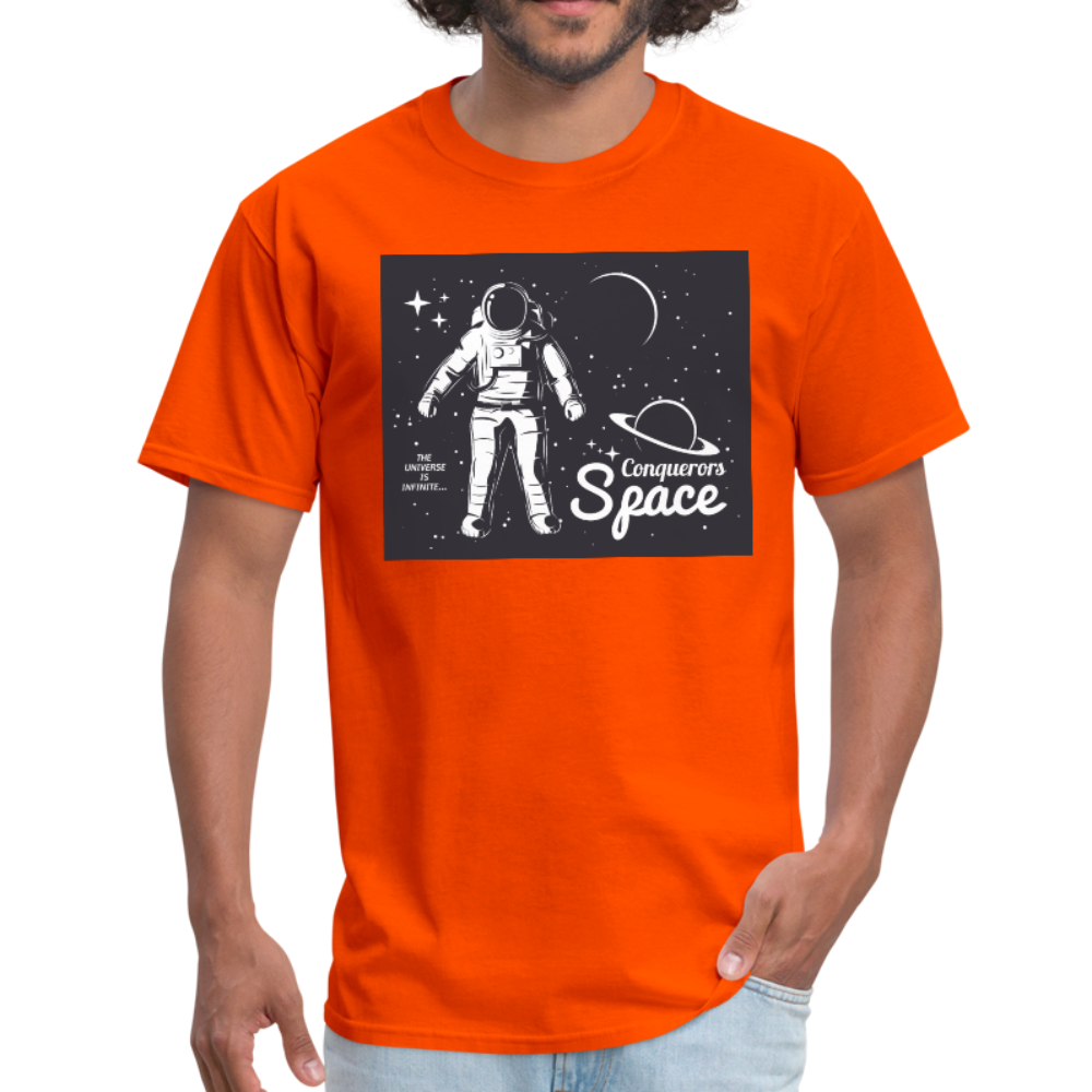 Conqueror's Space Men's T-Shirt - orange