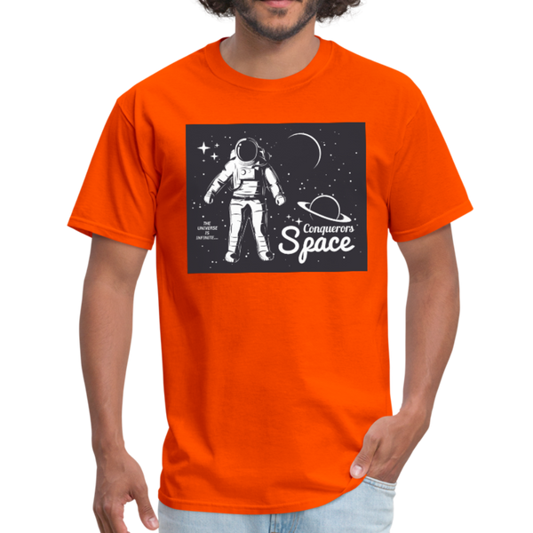 Conqueror's Space Men's T-Shirt - orange