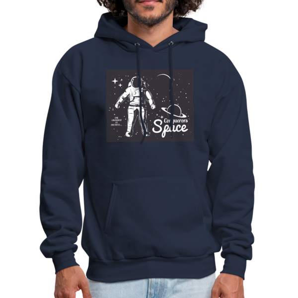 Conqueror's Space Men's Hoodie - navy