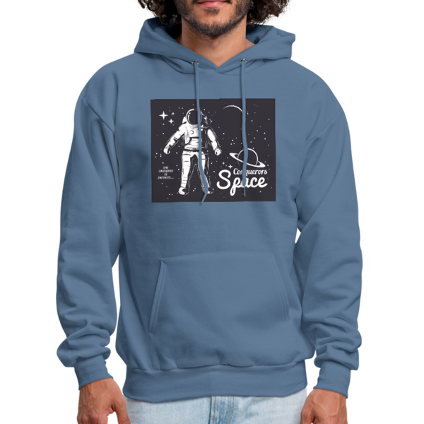 Conqueror's Space Men's Hoodie - denim blue