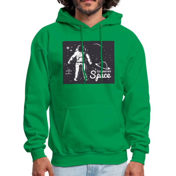 Conqueror's Space Men's Hoodie - kelly green