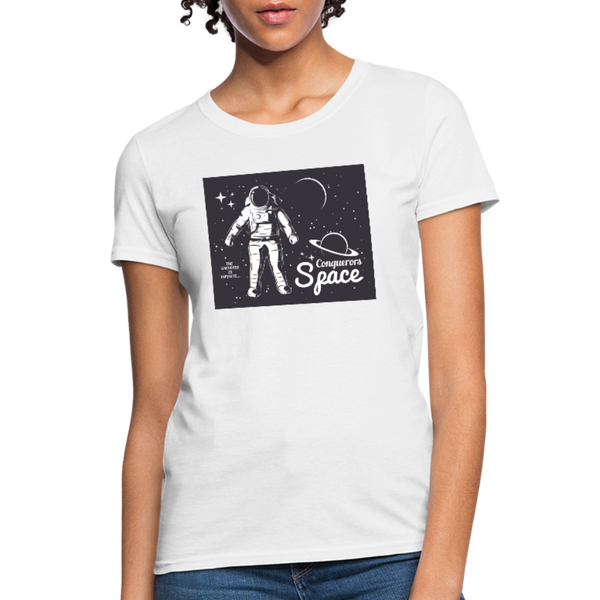 Conqueror's Space Women's T-Shirt - white