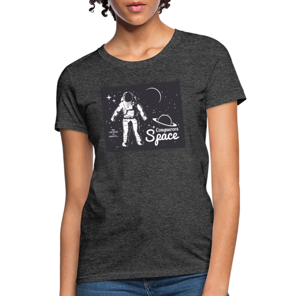 Conqueror's Space Women's T-Shirt - heather black