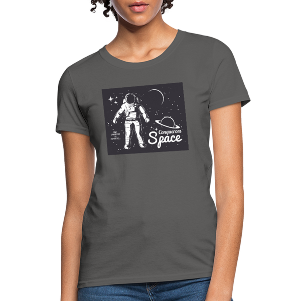 Conqueror's Space Women's T-Shirt - charcoal