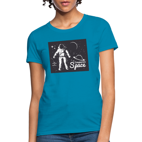 Conqueror's Space Women's T-Shirt - turquoise