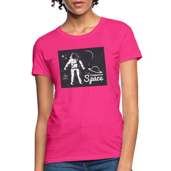 Conqueror's Space Women's T-Shirt - fuchsia