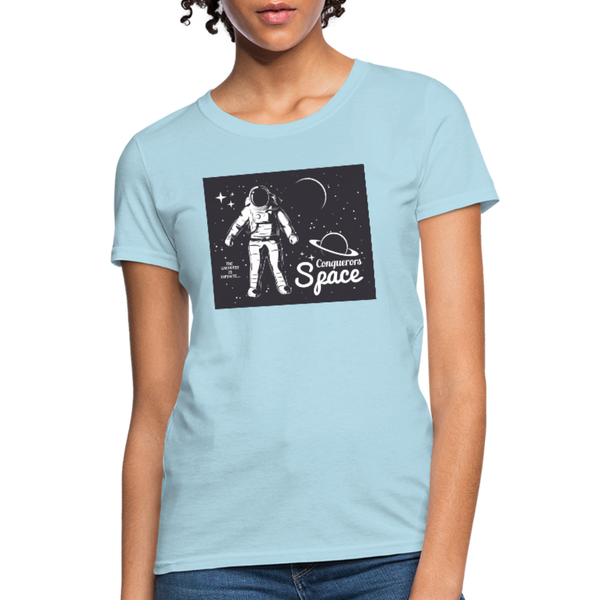 Conqueror's Space Women's T-Shirt - powder blue