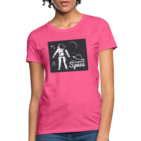 Conqueror's Space Women's T-Shirt - heather pink