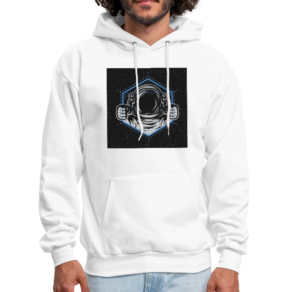 Astronaut Drive Men's Hoodie - white