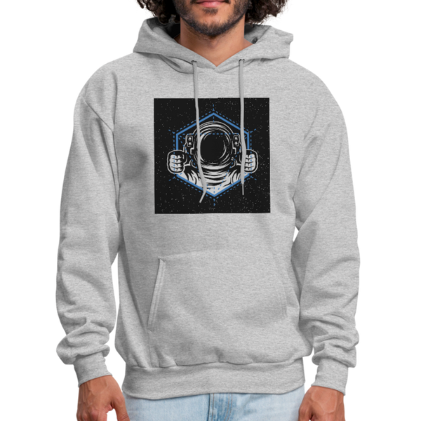 Astronaut Drive Men's Hoodie - heather gray