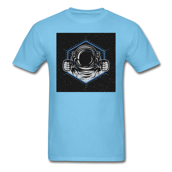 Astronaut Drive Men's T-Shirt - aquatic blue