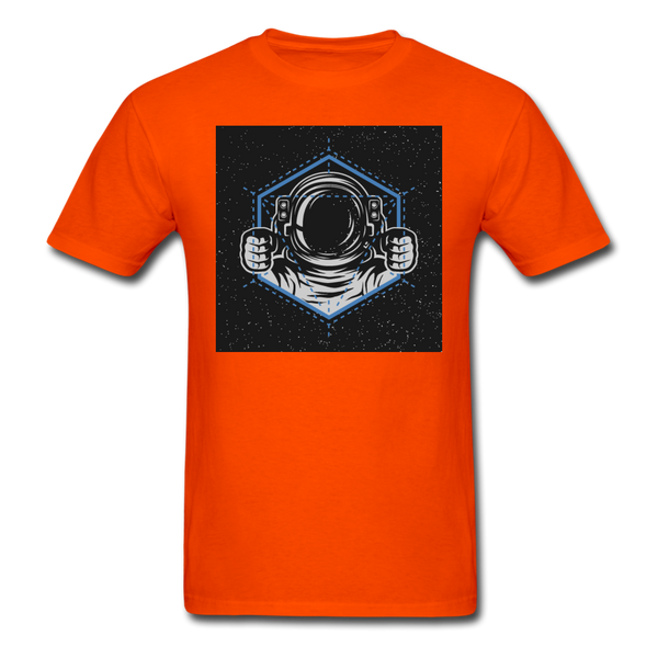 Astronaut Drive Men's T-Shirt - orange