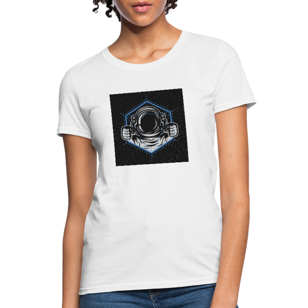 Astronaut Drive Women's T-Shirt - white