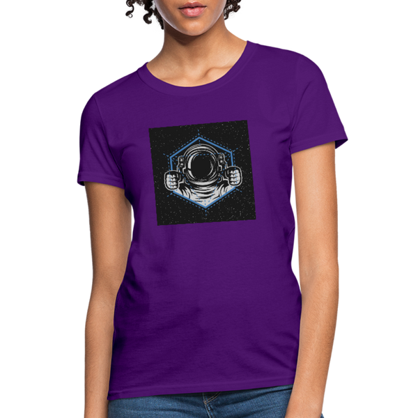 Astronaut Drive Women's T-Shirt - purple