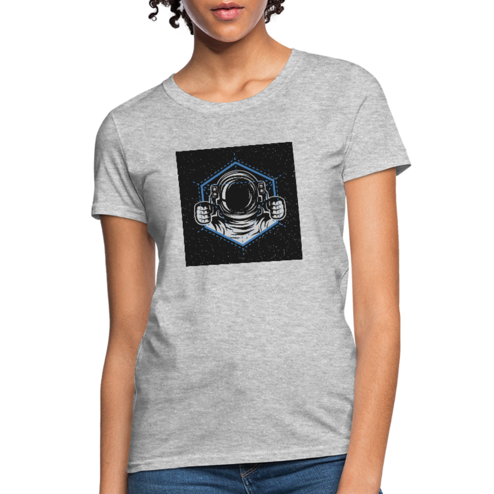 Astronaut Drive Women's T-Shirt - heather gray