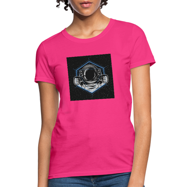 Astronaut Drive Women's T-Shirt - fuchsia