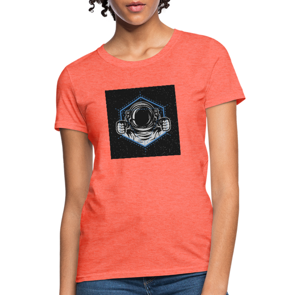 Astronaut Drive Women's T-Shirt - heather coral