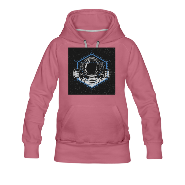 Astronaut Drive Women’s Premium Hoodie - mauve