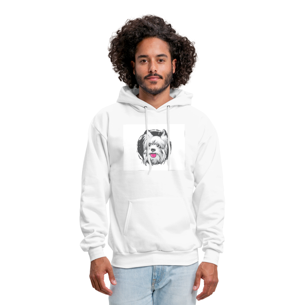 Westie Terrier Men's Hoodie - white