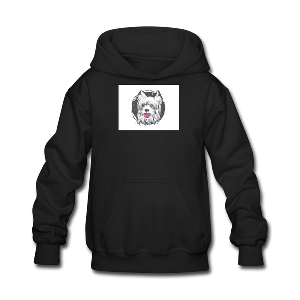 Westie Terrier Kids' Hoodie - black