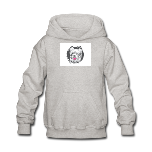 Westie Terrier Kids' Hoodie - heather gray