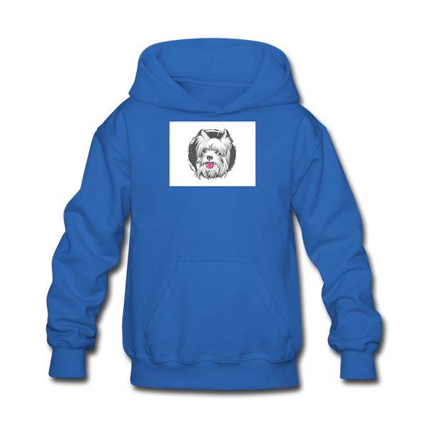 Westie Terrier Kids' Hoodie - royal blue