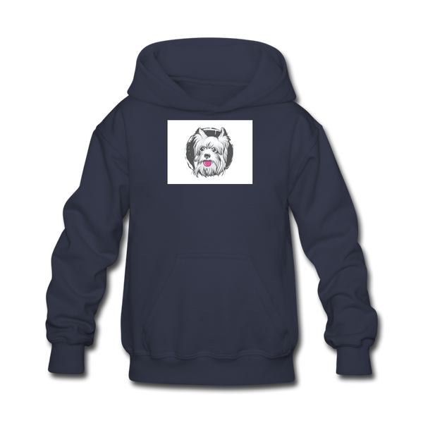 Westie Terrier Kids' Hoodie - navy