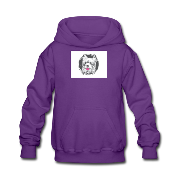 Westie Terrier Kids' Hoodie - purple